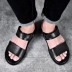 Dép mới mùa hè sandal nam xu hướng sử dụng kép 2019 mới sandal da đỏ giản dị đi ngoài trời mùa hè - Dép shop dép  Dép