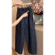 ກາງເກງ Tencel linen balloon ສໍາລັບແມ່ຍິງ 2026 summer style pants high-waisted nine-point pants for small people drapey linen harem pants