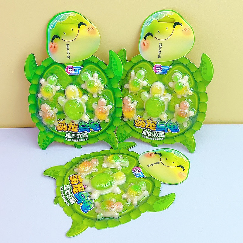 萌宠乌龟造型软糖蝉宝同款酸甜水果味小乌龟儿童零食玩具糖果批发,淘宝优惠券,粉丝福利购,淘宝优惠卷