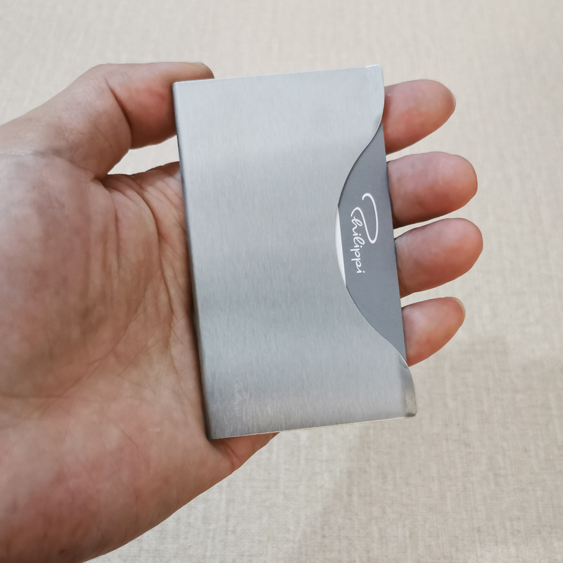 德国PHILIPPI创意金属商务休闲名片夹超薄随身口袋便携型信用卡夹