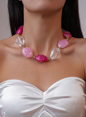 波西米亚海边度假风串珠贝壳项链