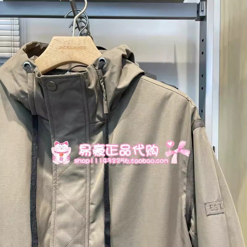 杰克琼斯冬新连帽拆卸内胆羽绒服 225423005 C02 6905571298518