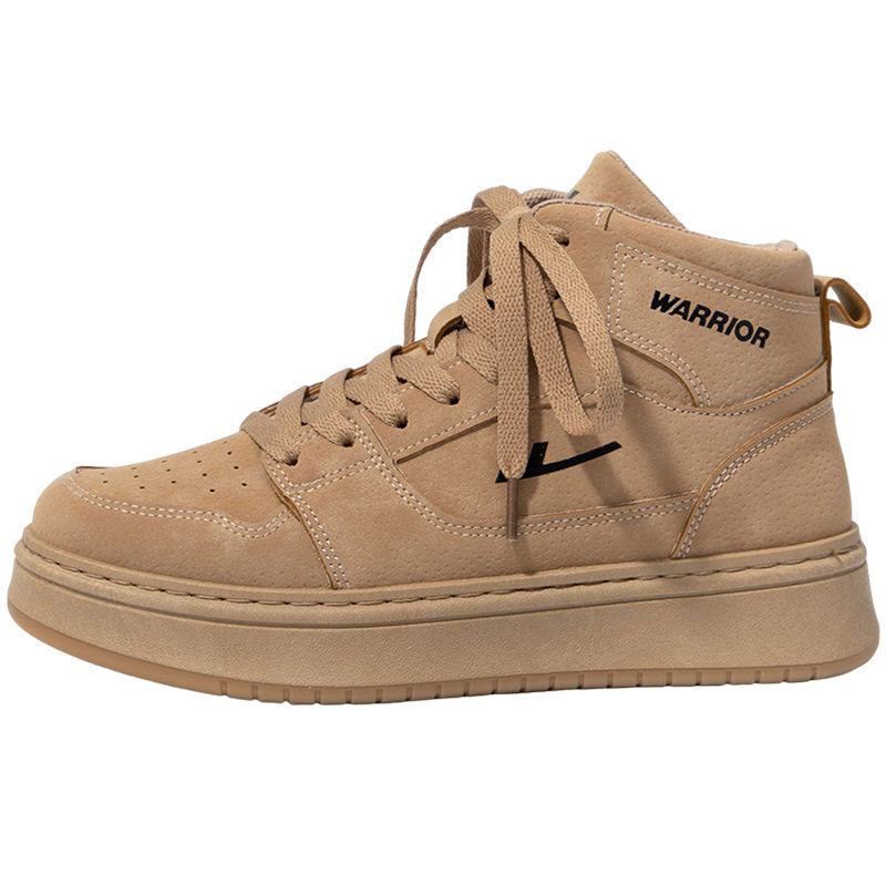 回力高帮板鞋秋冬保暖小白鞋厚底简约户外男女同款百搭休闲情侣鞋,淘宝优惠券,粉丝福利购,淘宝优惠卷