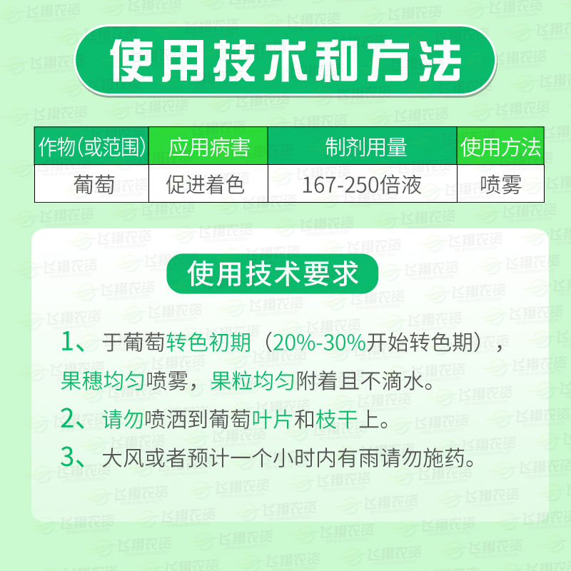 金美红 5%诱抗素S催红剂夏黑巨峰红提葡萄着色调节剂农用龙蟒福生 - 图1