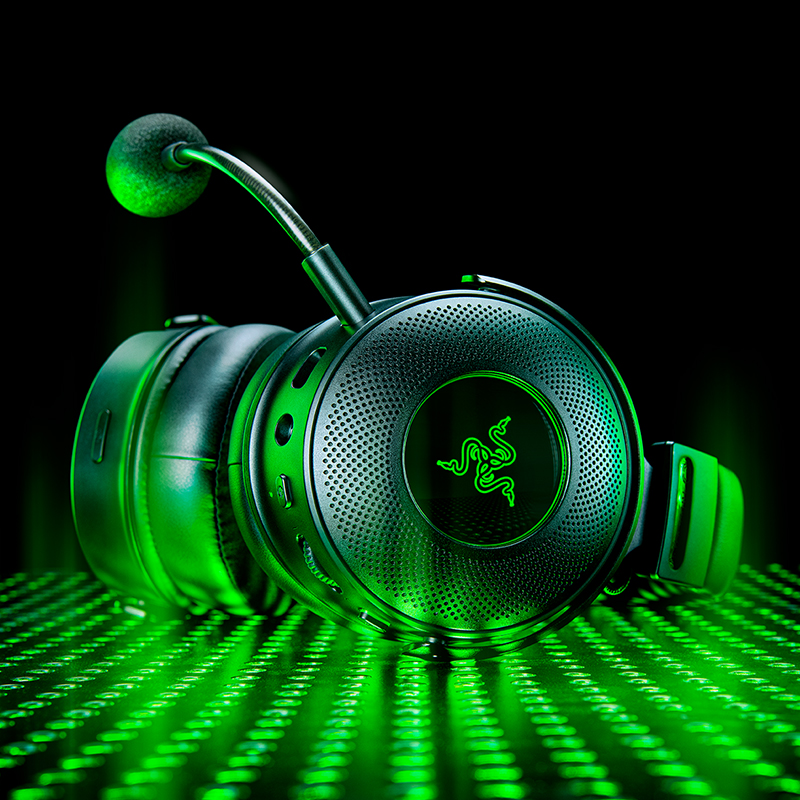 Razer雷蛇北海巨妖V3专业版Pro无线游戏耳机麦超感振动THX环绕RGB-图2