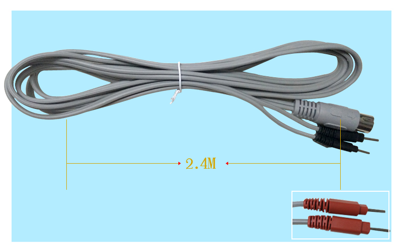 酸碱平DDS华林生物电疗仪五芯双针连接导线体控仪正负极连接线 - 图2