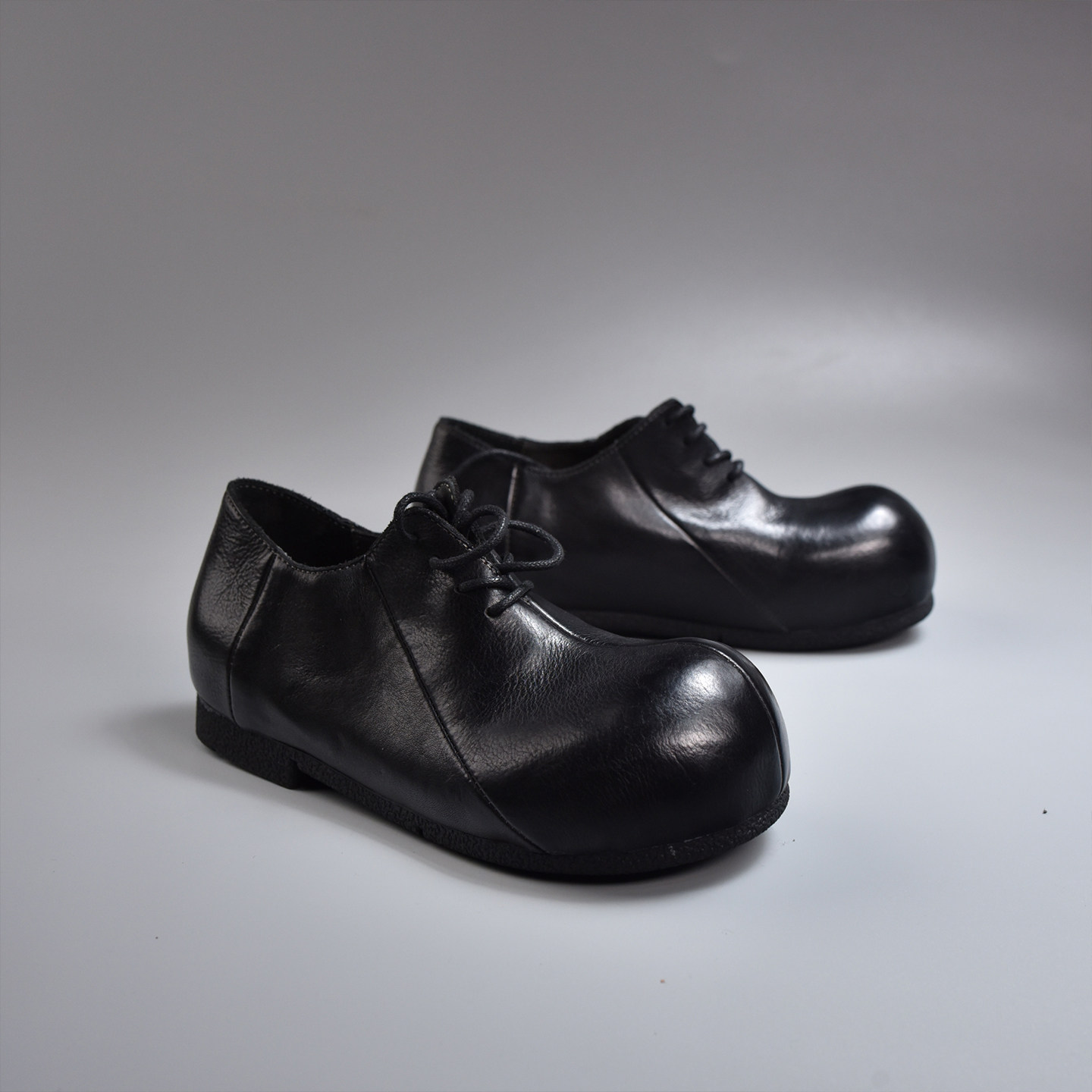 米奇头水洗牛皮深口单鞋女复古系带圆头低跟皮鞋253031,淘宝优惠券,粉丝福利购,淘宝优惠卷