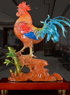 纯铜摆件生肖鸡高档工艺品