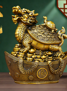 五福临门年年有余摆件葫芦鲤鱼客厅电视酒柜玄关家居乔迁高档礼品