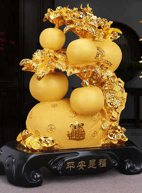 招财葫芦客厅生肖龙摆件新年装饰