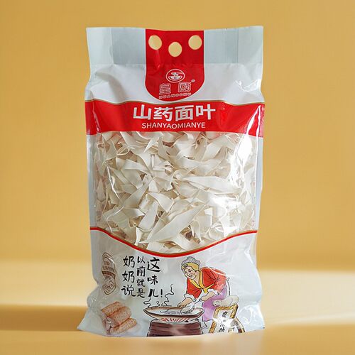 原味铁棍山药面叶面片刀削面片超薄易消化面食老人山东菏泽特产 - 图1