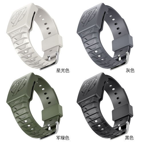 适用WHOOP 4.0手环硅胶表带whoop4.0手表运动连体腕带一体手表带 - 图3