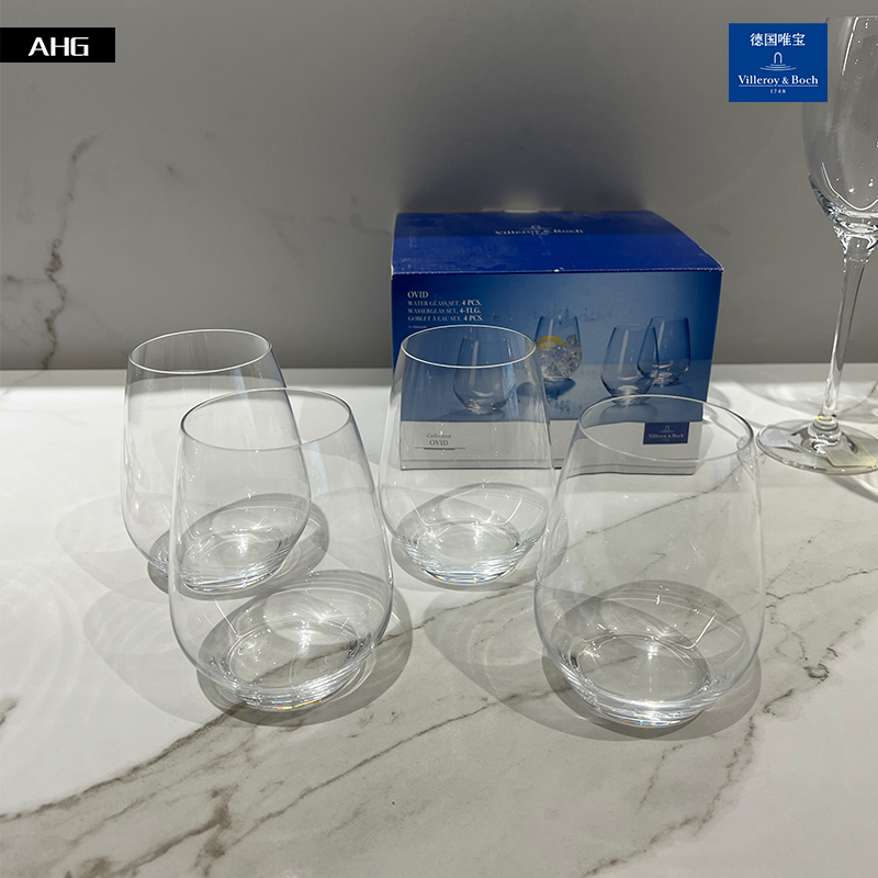 villeroy&boch德国唯宝进口高脚杯红酒杯套装家用水晶玻璃欧维德 - 图2