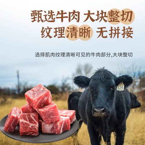 老厨代餐牛肉500g孜然味酱卤健身牛肉粒增肌即食零食熟食真空小包 - 图3