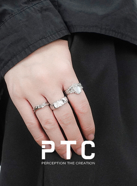 PTC中性风S925银高级感戒指