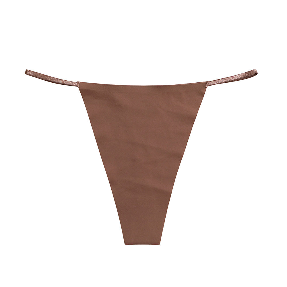 女士瑜伽裤防尴尬内裤隐形冰丝无痕一片式女士内裤运动蜜桃丁字裤,淘宝优惠券,粉丝福利购,淘宝优惠卷