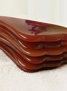 本命年玛瑙玉石刮痧板刮痧片玛瑙刮痧板款式齐全美肤肩颈礼物