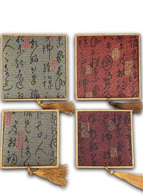 本命年首饰包装盒手镯手串盒项链挂件吊坠盒流苏古诗文手把件盒礼