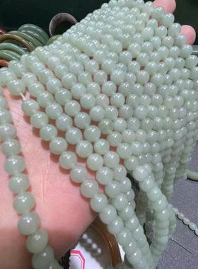 本命年佘太翠玉散珠圆珠6-10mm可项链+手链百搭饰礼物