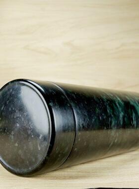 本命年真品玉石藏玉药王石杯子随手玉茶杯藏玉茶具药王石功夫水杯