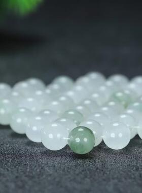 本命年天山翠玉石眼罩药王石红伊丁圆珠编织眼部缓解疲劳冰敷眼帘