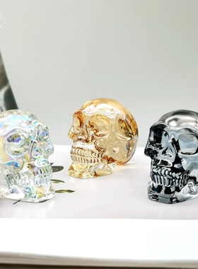 玛雅水晶骷髅头骨模型万圣节礼品