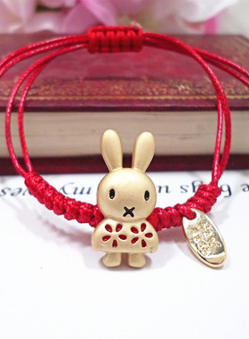 红绳红绳手链熊猫手链