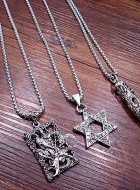 男士挂件项链情侣饰品