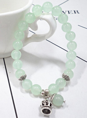 玉髓吊坠水晶手饰品送女友礼物