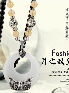 x467小鱼四叶草毛衣猫眼石秋冬