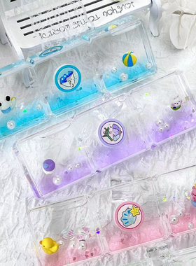 亚克力创意液体流沙桌面摆件解压