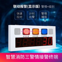 Emergency linkage alarm LAN Linkpost guard post gangway warning fire brigade Three-color alarm lamp