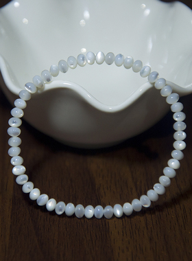 特细算盘珠贝母手串女个性独特