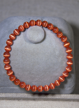 超细高品质猫眼石手链女