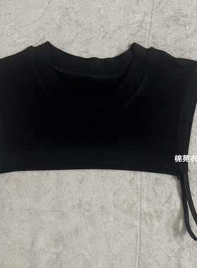 纯色棉儿童圆领假领子男女童百搭打底假衣领叠穿T恤假领口配卫衣