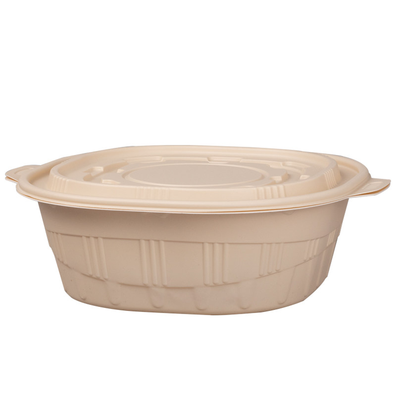超大容量玉米淀粉圆碗一次性可降解餐盒鱼盘环保食品级微波炉兼容,淘宝优惠券,粉丝福利购,淘宝优惠卷
