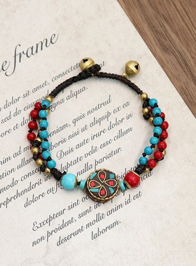 新款民族风手链女个性复古时尚