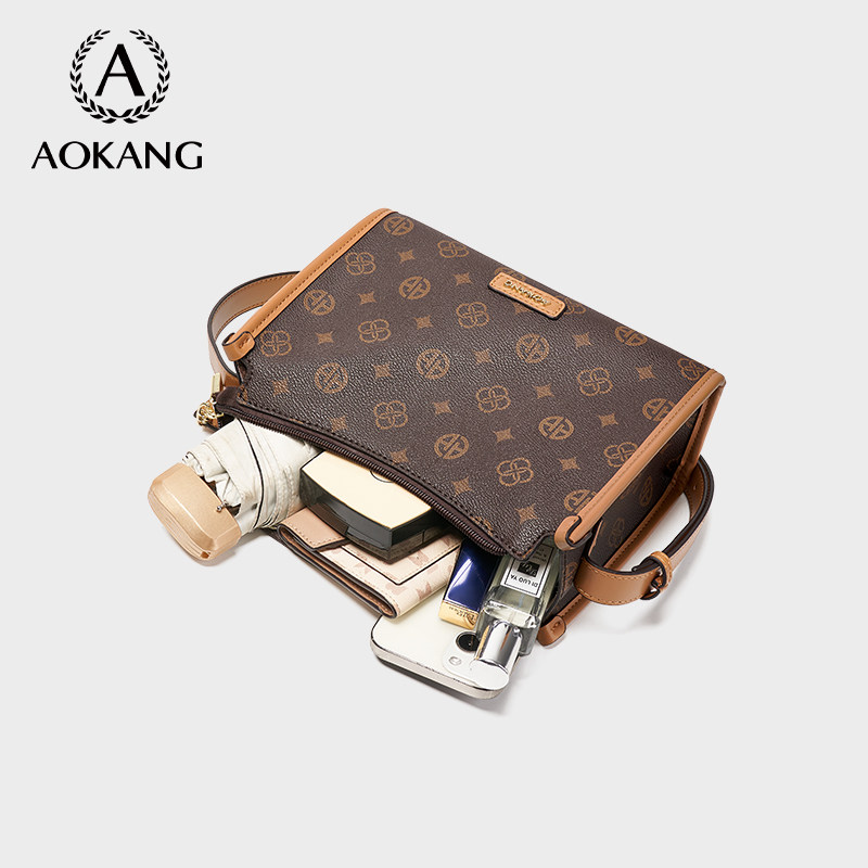 奥康波士顿包女式2026新款枕头包质感单肩包女款斜挎包大容量女包,淘宝优惠券,粉丝福利购,淘宝优惠卷