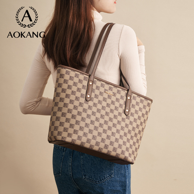 奥康!新款时尚手提单肩托特斜跨包