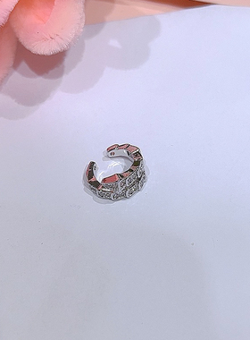 锆石蛇形耳夹独特高级感灵蛇耳饰女无耳洞耳骨夹耳环2025新款