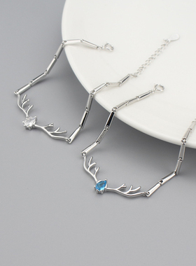 鹿角ins小众风情人节七夕手链