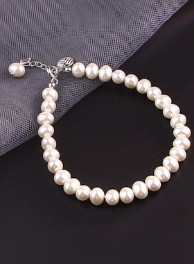 福牌珍珠手链女新款潮