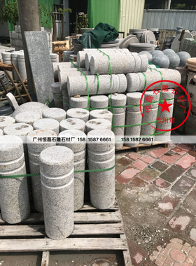 广州防撞大理石挡车柱路障