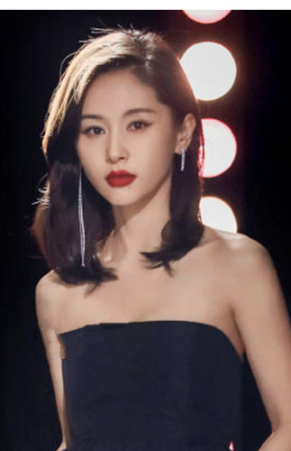听姐说王子文同款长款流苏水钻气质夸张性感女个性耳线耳环耳钉 - 图0