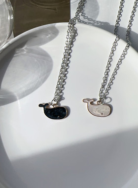 简约小众可爱日系吊坠情侣