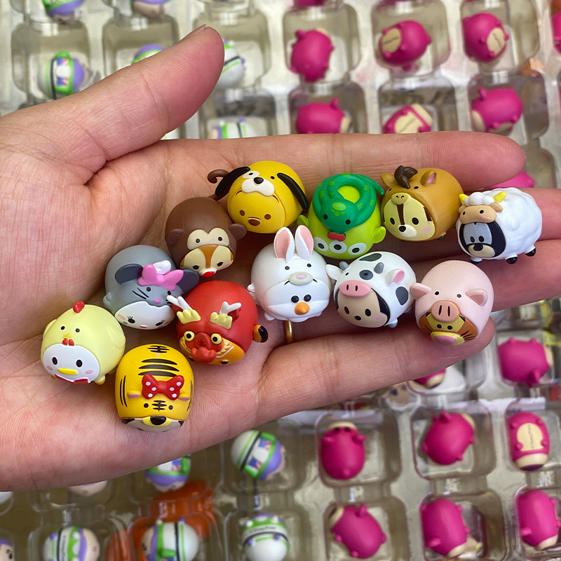 迪士尼松松叠叠乐粒粒小公仔萌粒迷你豆盲盒玩偶潮玩盲盒diy配件 - 图0