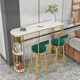 New Nordic slate living room wine cabinet bar table and chairs