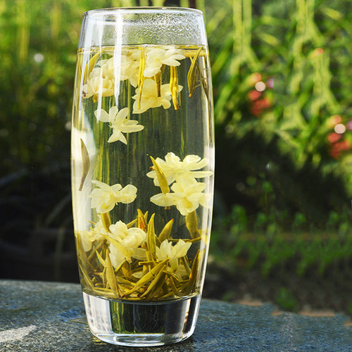 2024新茶四川兰雪浓香型飘雪茉莉花茶叶碧潭散装花茶250g - 图1