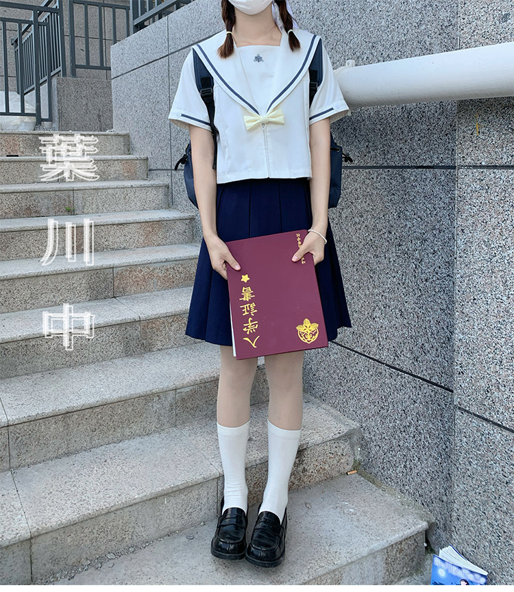 西洋果子原创葉川中夏季名古屋领校供感学生jk制服水手服短袖一本 西洋果子jk 淘优券