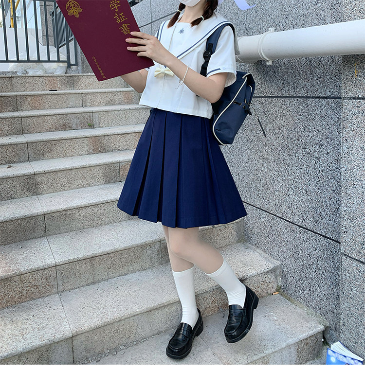 西洋果子原创葉川中夏季名古屋领校供感学生jk制服水手服短袖一本 西洋果子jk 淘优券